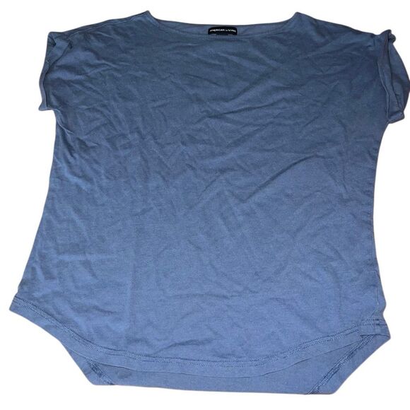 woman’s size small by American living blue fall shirt - Picture 1 of 4